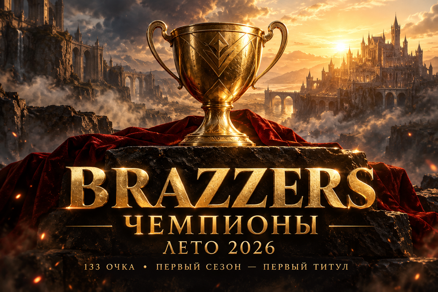 Первый чемпионат — первый титул: BRAZZERS выигрывают «Лето 2026»